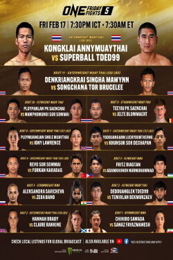 ONE Friday Fights 5: Kongklai vs. Superball (2023) ONE Friday Fights 5: Kongklai vs. Superball (2023)