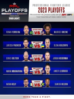 PFL 2023 #8: Playoffs - Ferreira vs. Greene (2023) PFL 2023 #8: Playoffs - Ferreira vs. Greene (2023)