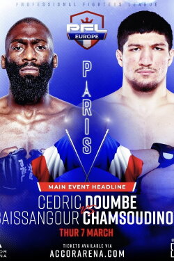 PFL 2024 Europe #1: Regular Season - Doumbé vs. Chamsoudinov (2024)
