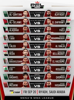 PFL 2024 MENA #3: Playoffs -  Al-Qahtani vs. Alhyasat (2024)