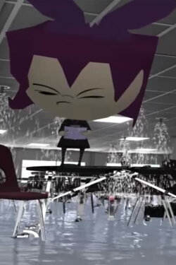 Poetry reading with Gazlene Membrane in Columbine Cafeteria (2015)