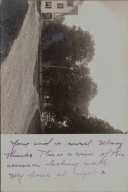 Postcard (one), September 25 - This is a view of the common looking north... (2020) Postcard (one), September 25 - This is a view of the common looking north... (2020)