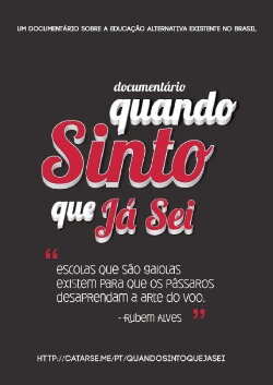 Quando Sinto que Já Sei (2014) Quando Sinto que Já Sei (2014)