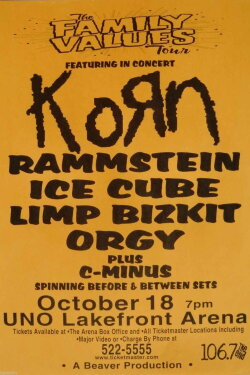 Rammstein - Live at UNO Lakefront Arena, New Orleans 1998 (1998)