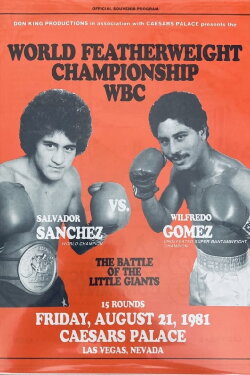 Salvador Sanchez vs. Wilfredo Gomez (1981) Salvador Sanchez vs. Wilfredo Gomez (1981)