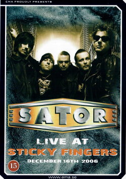Sator: Live at Sticky Fingers (2007) Sator: Live at Sticky Fingers (2007)