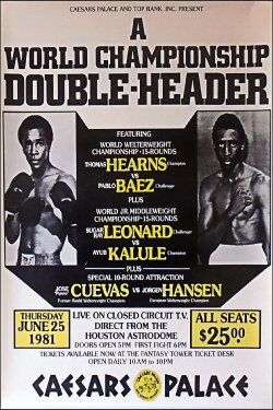 Sugar Ray Leonard vs. Ayub Kalule (1981) Sugar Ray Leonard vs. Ayub Kalule (1981)