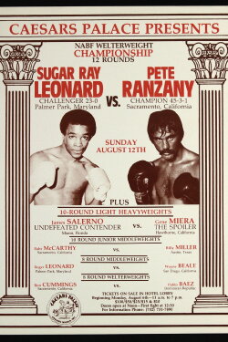 Sugar Ray Leonard vs. Pete Ranzany (1979) Sugar Ray Leonard vs. Pete Ranzany (1979)