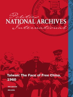 Taiwan: The Face of Free China (1960) Taiwan: The Face of Free China (1960)