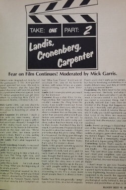 Take One: Fear on Film (1982) Take One: Fear on Film (1982)
