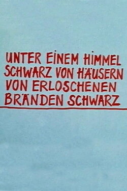 Telekritik: Unter einem Himmel schwarz von Häusern von erloschenen Bränden schwarz (1975)