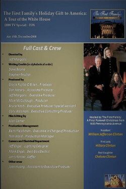 The First Family's Holiday Gift to America: A Personal Tour of the White House (2000)