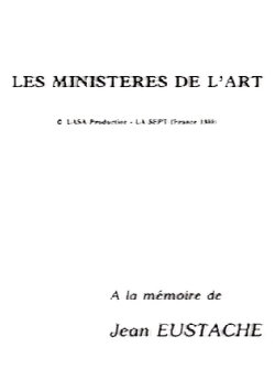 The Ministries of Art (1989)