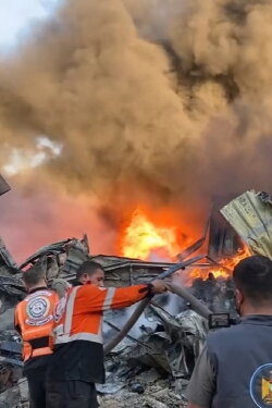 The Shelling of Khudair Warehouse (2022) The Shelling of Khudair Warehouse (2022)