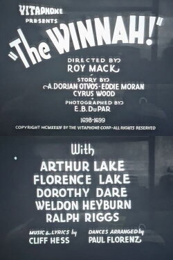 The Winnah! (1934) The Winnah! (1934)