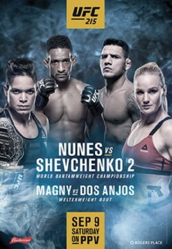 UFC 215: Nunes vs. Shevchenko 2 (2017) UFC 215: Nunes vs. Shevchenko 2 (2017)