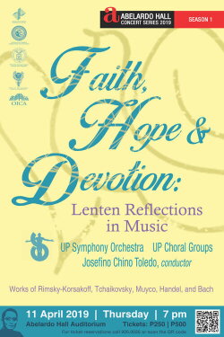 UP’s Faith, Hope & Devotion (Lenten Reflections In Music) (2019) UP’s Faith, Hope & Devotion (Lenten Reflections In Music) (2019)