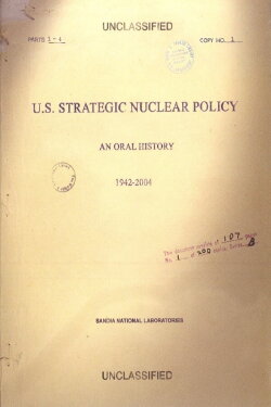 U.S. Strategic Nuclear Policy (2005) U.S. Strategic Nuclear Policy (2005)