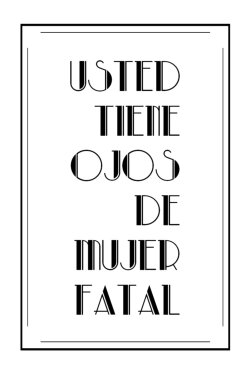 Usted tiene ojos de mujer fatal (1975) Usted tiene ojos de mujer fatal (1975)
