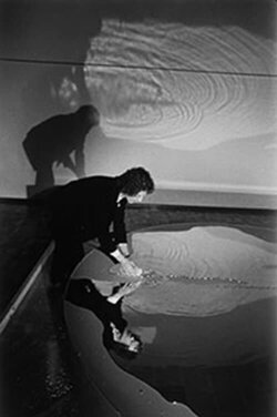 Video documentation of the piece Metal, by Eva Lootz (1983)