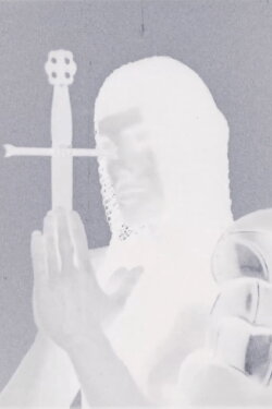Warrior Figure on a Grey Background (2023)