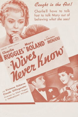 Wives Never Know (1936)
