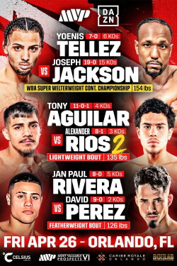 Yoenis Tellez vs. Joseph Jackson (2024) Yoenis Tellez vs. Joseph Jackson (2024)