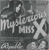 The Mysterious Miss X (1939)