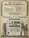 A Son of the Sahara (1924)
