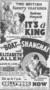 It's a King (1933)