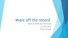 Music Off the Record (2015)