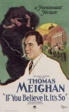 If You Believe It, It's So (1922)
