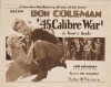 .45 Calibre War (1929)