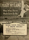 Men Who Have Made Love to Me (1918)