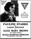 Alias Mary Brown (1918)