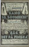 Sano se suomeksi (1931)
