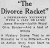The Divorce Racket (1932)