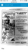 The Blue Mountains Mystery (1921)