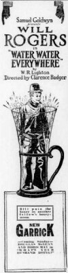 Water, Water, Everywhere (1920)