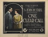 One Clear Call (1922)