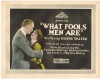 What Fools Men Are (1922)