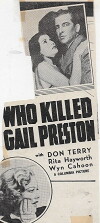 Who Killed Gail Preston? (1938)