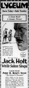 While Satan Sleeps (1922)