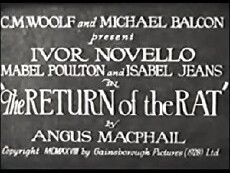 The Return of the Rat (1929) - Stream Online