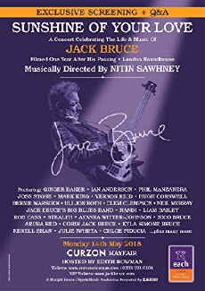 Sunshine of Your Love: A Concert for Jack Bruce (2018) - Stream Online