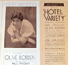 Hotel Variety (1933) - Stream Online