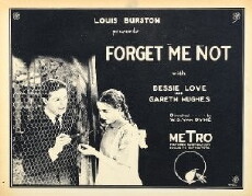 Forget Me Not (1922) - Stream Online