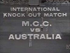 International Knock Out Match: M.C.C. vs. Australia (1971) - Stream Online