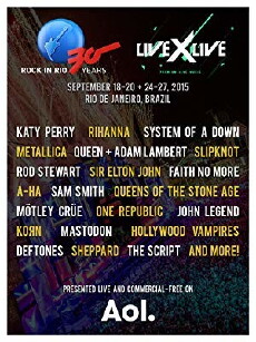 LiveXLive Presents Rock in Rio (2015) - Stream Online