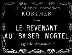 Le revenant au baiser mortel (1923) - Stream Online